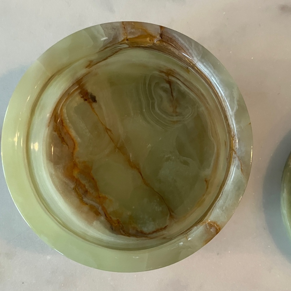 Green Onyx Decorative Trinket Box - Picture 3 of 11